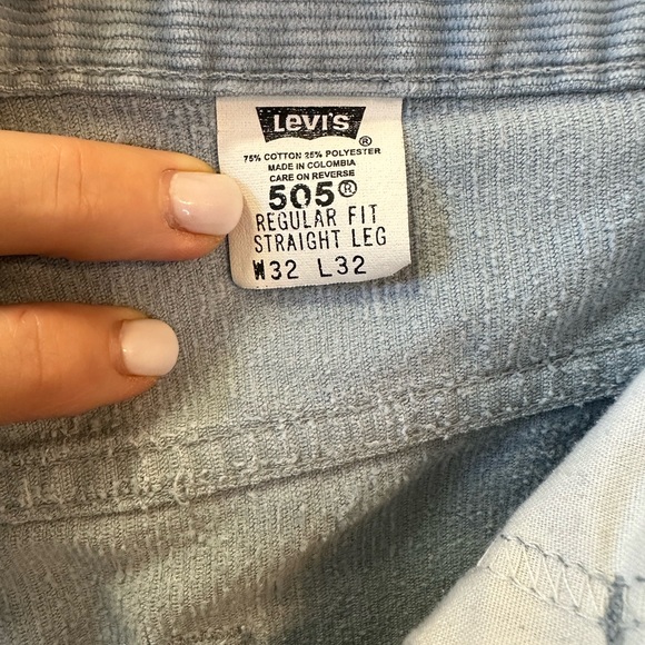 Levi’s 505 soft corduroys 32x32 - Picture 3 of 7
